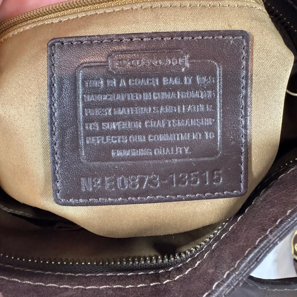 Coach patchwork hobo